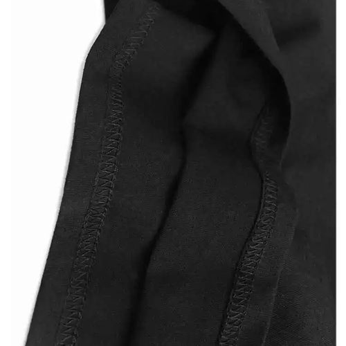 Load image into Gallery viewer, Women Black Color-block Shaped Big Size T-shirt New Round Neck Short Sleeve Fashion Tide Spring Summer 2025 1DH5563
