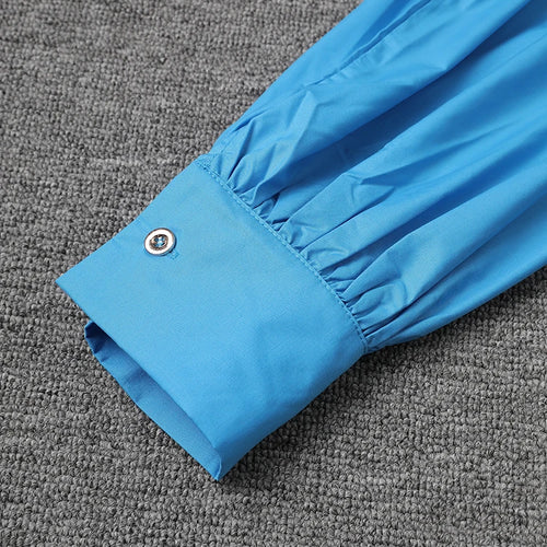 Load image into Gallery viewer, Women Black Irregular Shirt Dress New Lapel Lartern Long Sleeve Belt Waist Loose Fashion Tide Spring Autumn 2025 1DH2257
