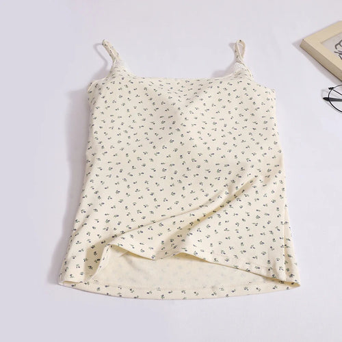 Load image into Gallery viewer, Summer Fashion Women Flower Print Lace Spaghetti Strap Vest Chic Solid Sleeveless Slim Ladies Casual Short Tops Streetwear

