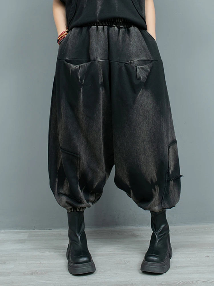 Big Size Sweatshirt Cross Pants Two Piece Suit New Hooded Short Sleeve Women Fashion Tide Spring Autumn 2025  1DH9474