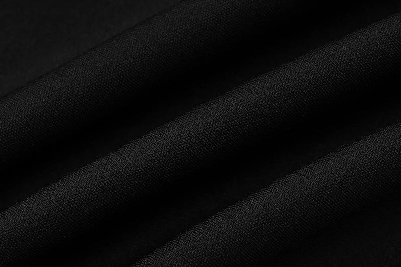 Sexy Half High Collar Half Sleeve Patchwork Mini Dress Women Slim Elegant High Waist Dress Streetwear Female Clothes