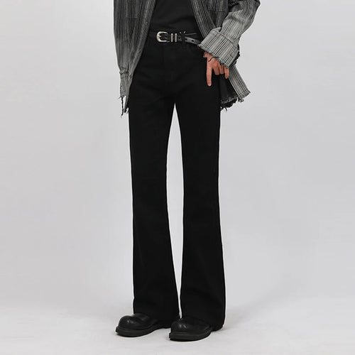 Load image into Gallery viewer, Male Denim Pants New American Cleanfit Micro Flared Jeans Men's Simple Slimming Straight Leg Trousers Trendy 2025 9W1426
