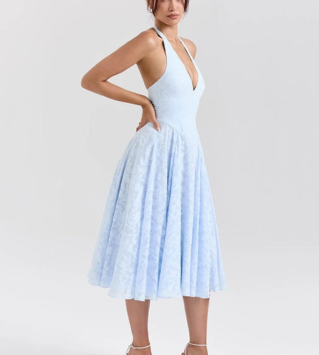 Elegant Sleeveless Bodycon Pleated Women Dress Sexy Backless Zipper Party Club Evening Dress Deep V Collar Party Vestido