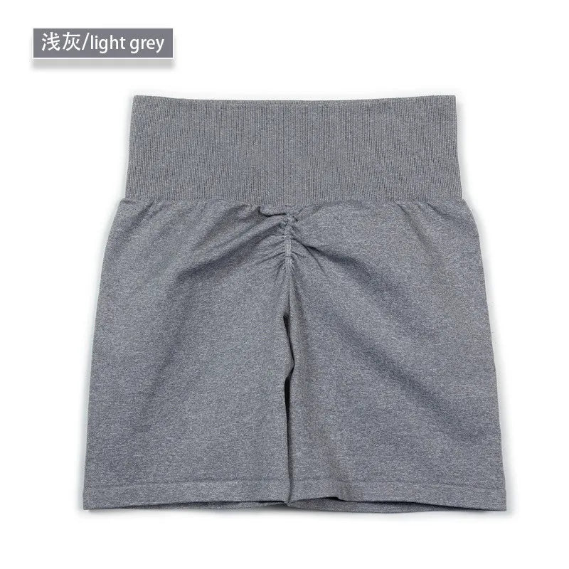 High Waist Nylon Scrunch Yoga Pant Women Sport Legging Gym Squat Proof Fitness Hip Lift Workout Shorts Tights Active Wear