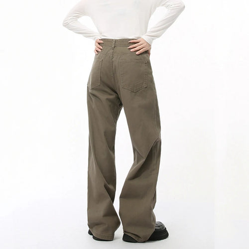 Load image into Gallery viewer, Men's fashion trend New denim pants Korean Minimalist Solid Color Cleanfit Straight Loose Jeans Trendy trousers 9C4539
