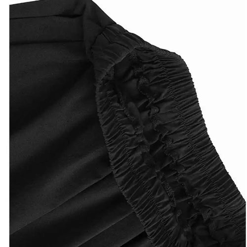 Load image into Gallery viewer, High Elastic Waist Black Pleated Pocket Long Wide Leg Pants New Trousers Women Fashion Tide Spring Autumn 2025 1DH5320
