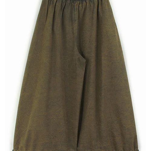 Load image into Gallery viewer, High Waist Caramel Color Denim Drawstring Pleated Wide Leg Jeans New Women Trousers Fashion Spring Autumn 2025 1DH9662
