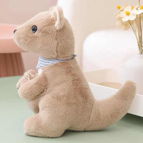 Load image into Gallery viewer, 25/45CM Cute Mother &amp;Child kangaroo Plush Toys Kawaii Kangaroo Plushie Pillow Stuffed Dolls for Children Baby
