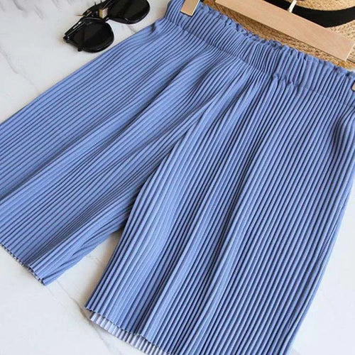 Load image into Gallery viewer, Women Shorts Harajuku Summer wide-leg Pants Leisure Loose Korean Style Solid Color woman&#39;s Shorts
