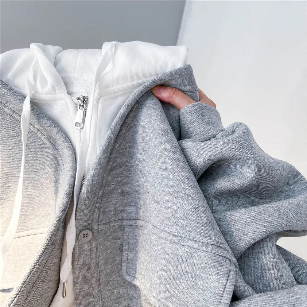 Casual Jacket Hoodies Sweatshirt Women Vintage Streetwear Baseball Oversized Harajuku Hoodies Y2k Loose Tracksuit