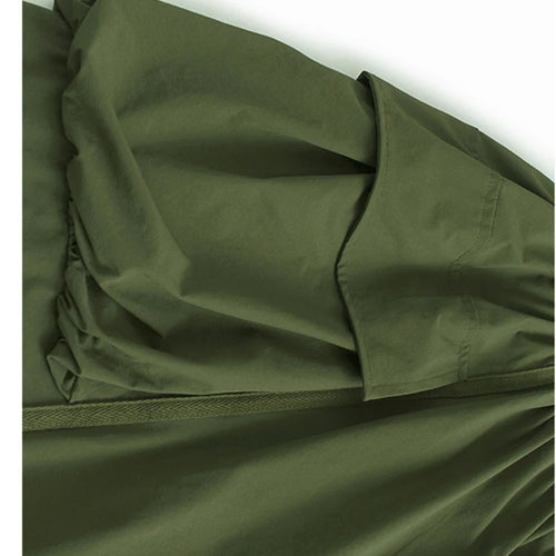 Load image into Gallery viewer, High Elastic Waist Green Pockets Spliced Long Wide Leg Pants New Trousers Women Fashion Tide Spring Autumn 2025 1DJ1321
