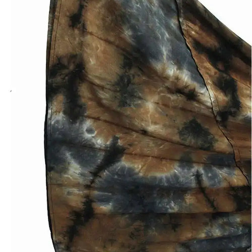 Load image into Gallery viewer, Women Tie Dye Pleated Big Size Casual Strap Dress New Square Collar Sleeveless Fashion Tide Spring Autumn 2025  1DH6611
