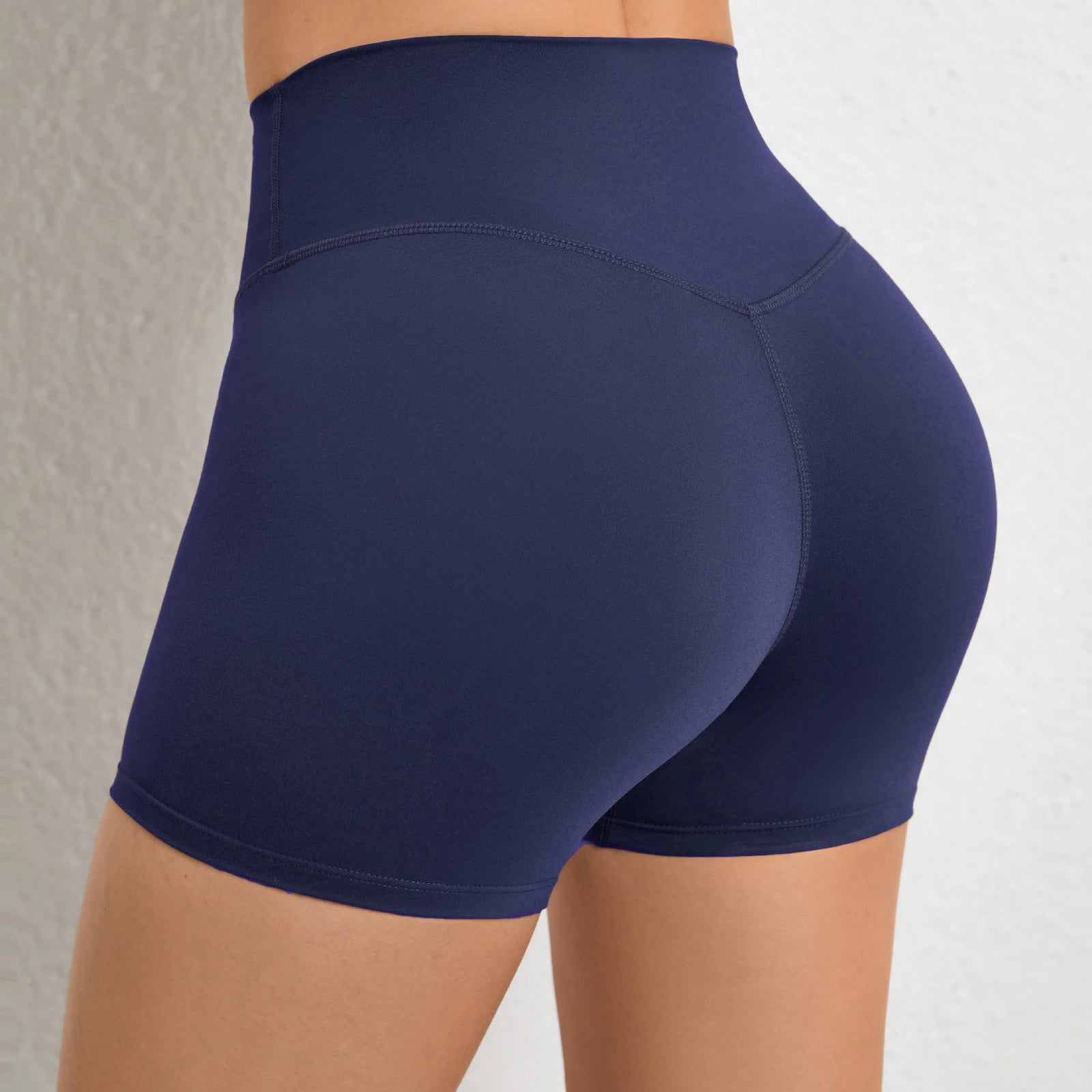 Nylon Halter Women Compression Lightweight Shockproof V Neck Sports Bra Outdoor Sports Running Bra Fitness Yoga Bra