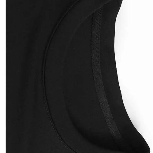 Load image into Gallery viewer, Women Black Irregular Pleated Big Size Casual T-shirt New Round Neck Shhort  Sleeve Fashion Spring Summer 2025 1DH5712
