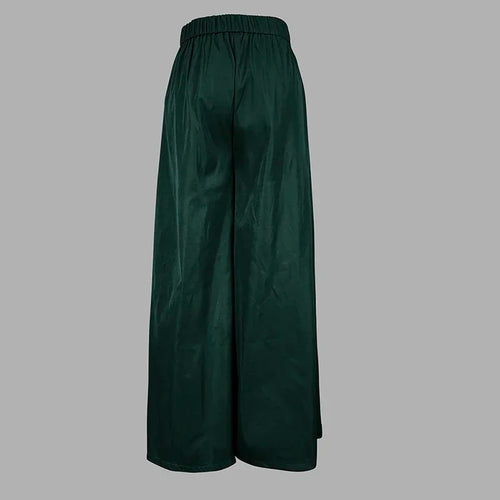 Load image into Gallery viewer, Women&#39;s Christmas Green Pant Outifits Fall 2024 Wide Leg Trousers with Pocket for Female Clothes Spring
