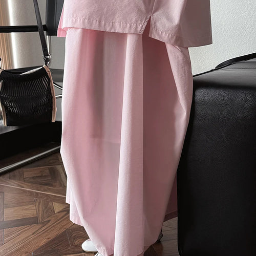 Load image into Gallery viewer, High Waist White Button Brief Casual Shaped Bud Half-body Skirt Women Fashion Tide New Spring Autumn 2025  1DJ1345
