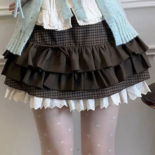 Load image into Gallery viewer, Japanese Sweet Lolita Cardigans Women Y2k Aesthetic Hollow Out Bandage Sweater Kawaii Bow Pocket 2025 Casual Streetwear JK Tops
