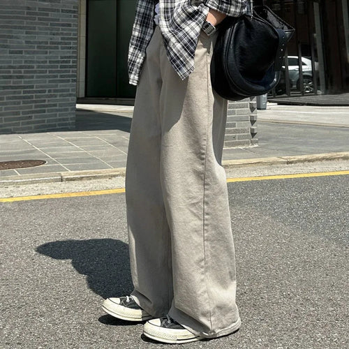 Load image into Gallery viewer, Men's Cargo Pants Straight Leg Male Spring Loose Cleanfit New Korean Solid Color Handsome Trendy Trousers 2025 9W1435

