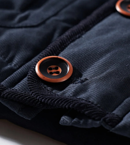 Men's Hooded Warm Winter Jacket Parka Plus Velvet Thick Warm Multi Pocket Jackets Solid Parka Male Coat Large Size Clothing