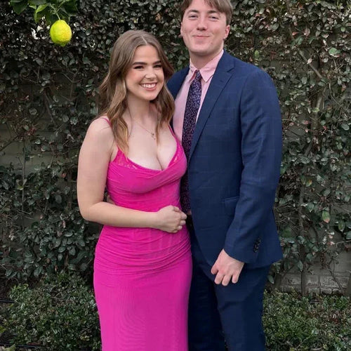 Load image into Gallery viewer, Summer Mesh Maxi Dresses for Women 2023 Rose Spaghetti Strap Bodycon Dress Elegant Formal Occasion Dress Female
