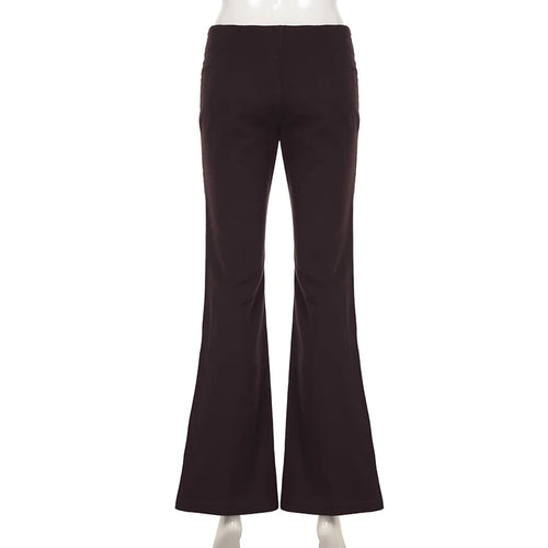 Load image into Gallery viewer, Vintage Chic Flower Embroidery Flared Jeans Women Low Waist Zipper-Fly Denim Trousers All Match Streetwear Bottom New
