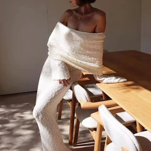 Load image into Gallery viewer, Elegant One Shoulder Bodycon Evening Long Dress For Women 2024 Autumn New Fashion Female Slim Party Club Vestido
