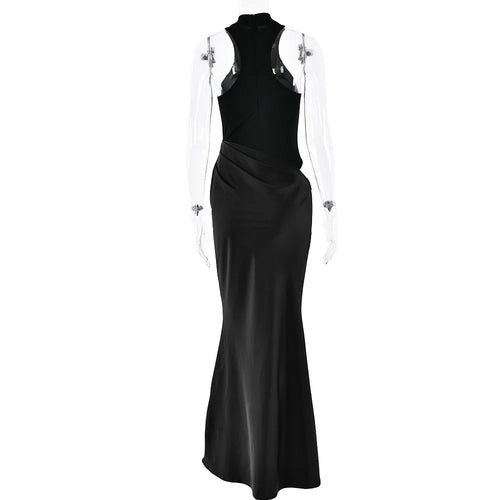 Load image into Gallery viewer, Women Sexy Party Club Evening Bodycon Sleeveless Long Dress Backless Soild Color Elegant Summer Dress
