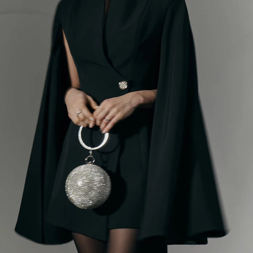 Load image into Gallery viewer, Solid Slimming Spliced Button Minimalist Jackets for Women V Neck Long Sleeves Temperament Jacket Female Clothing
