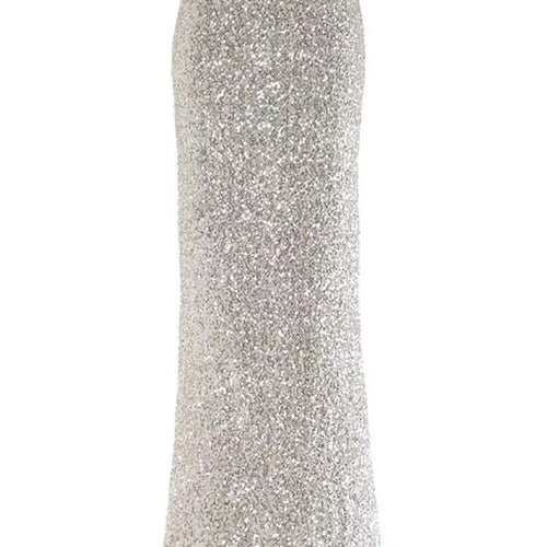 Load image into Gallery viewer, High Elastic Waist Khaki Sequins Elegant Long Party Half-body Skirt Women Fashion Tide New Spring Autumn 2025 1DH9406
