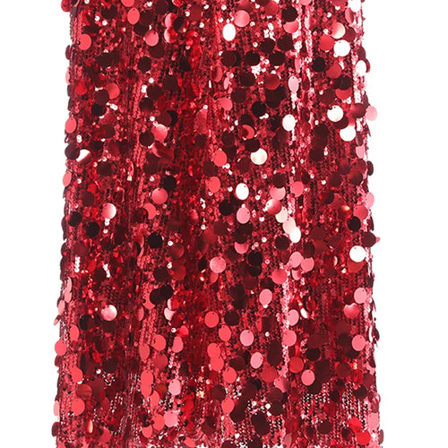 Load image into Gallery viewer, High Elastic Waist Sequins Shining Long Party Elegant Half-body Skirt Women Fashion Tide New Spring Autumn 2025 1DH9227
