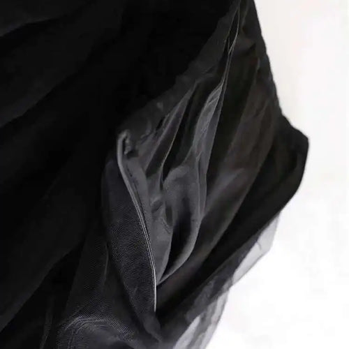 Load image into Gallery viewer, High Elastic Waist Black Sequins Mesh Elegant A-line Half-body Skirt Women Fashion Tide New Spring Autumn 2025 1DH8429
