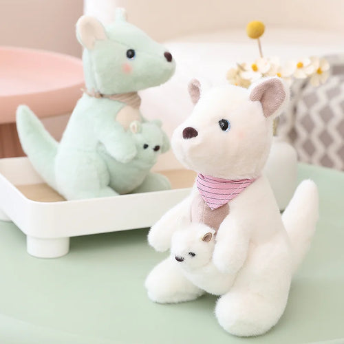 Load image into Gallery viewer, 25/45CM Cute Mother &amp;Child kangaroo Plush Toys Kawaii Kangaroo Plushie Pillow Stuffed Dolls for Children Baby
