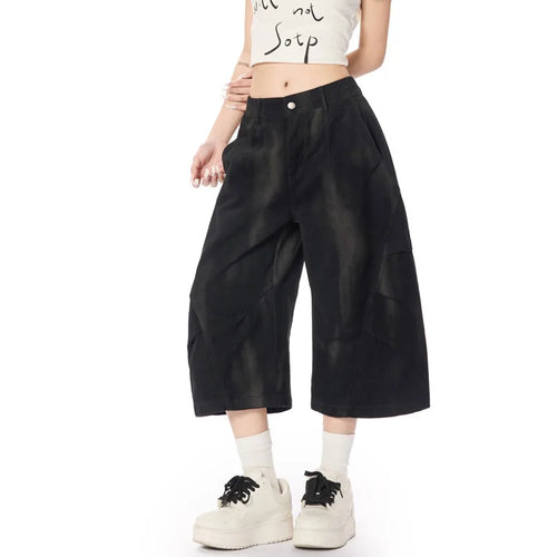 Load image into Gallery viewer, Men&#39;s Cargo Shorts American Handsome Style Pleated Design Solid Color Straight Leg Male Casual Clothing Summer 9W1727
