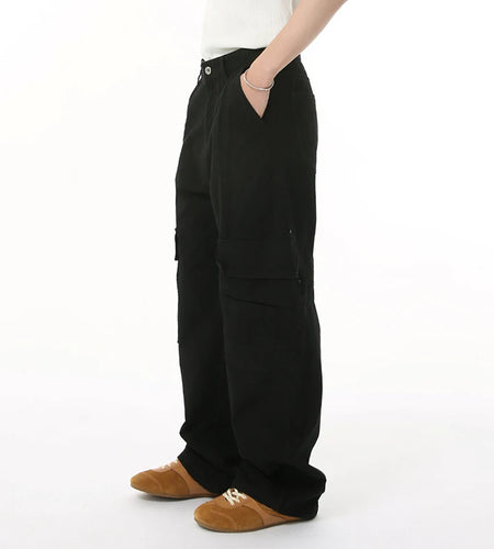 Men's Jeasn New Summer American Style Solid Color Loose Trendy Washed Hansome Male Denim Pants 2025 High Street 9W1688