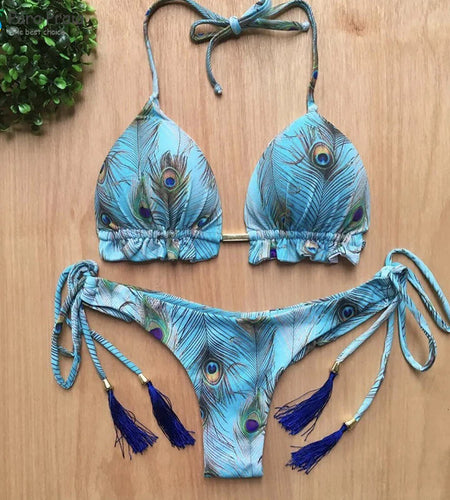 Bikini 2024 New 16 Colors Summer Micro Bikini Halter Bathing Suit Mini Brazilian Swimsuit Thong Swimwear Set Push Up Biquini