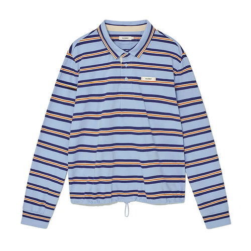 Load image into Gallery viewer, T Shirts Women Streetwear Vintage Striped Tshirts Y2k Tops Fashion Casual Tees Drawstring Loose Camisetas Korean T-shirt
