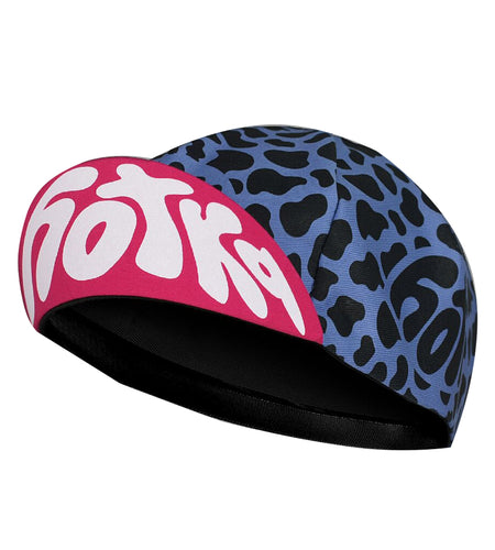 Classic Blue Black Polyester Bicycle Cycling Caps Quick Dry Breathable Elasticity Easy To Carry Summer Cool Bike Hats