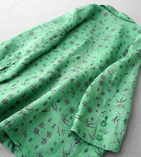 Women Blazer Single Button Spring And Summer Jacket 2022 Casual Pockets Female Suits Coat Vintage Print Blouse Sun Protection