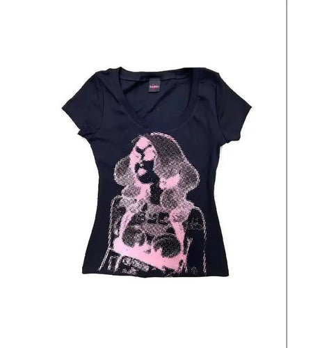 White Woman Tshirts Streetwear Short Sleeve O-neck Tunic Tees Y2k Tops 2024 Ropa Mujer Casual Fashion Korean Summer Crop T Shirt