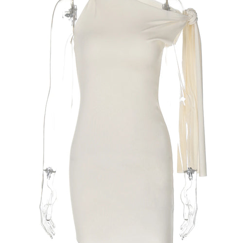 Load image into Gallery viewer, Fashion Solid Sleeveless Bandage Sexy Bodycon Slim Mini Dress Summer Women Y2K Clothes Birthday Party Festival Sundress
