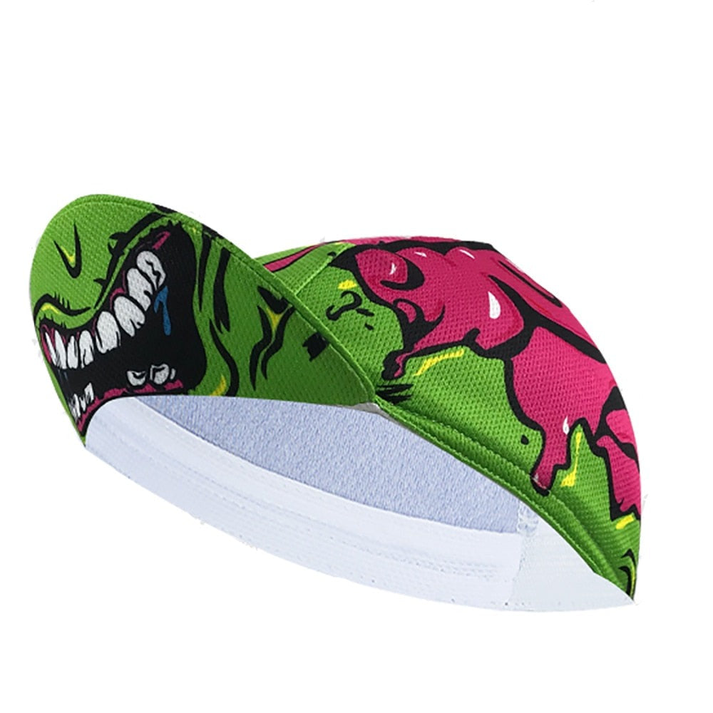 Cartoon Zombie Cat Banana Polyester Bicycle Sports Cycling Caps Cool Quick Dry Breathable Absorb Sweat Bike Balaclava