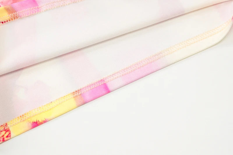 Print Two Piece Sets Women Halter Cropped Top And Maxi Skirt Ladies Fashion Summer New High Waist Skinny Skirt Set