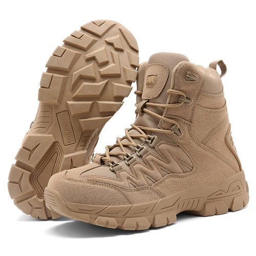 Load image into Gallery viewer, Autumn Winter Military Boots Outdoor Male Hiking Boots Men Special Force Desert Tactical Combat Ankle Boots Men Work Boots

