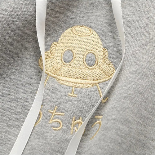 Load image into Gallery viewer, Winter Women Cartoon Embroidery Fleece Hoodies Sweatshirts Casual Flare Sleeve Tracksuits Female Hooded Pullover Warm Top
