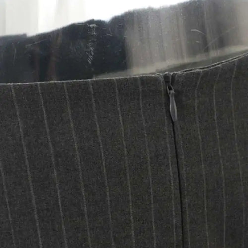 Load image into Gallery viewer, High Waist Gray Lace Striped Long Wide Leg Elegant Pants New Trousers Women Fashion Tide Spring Autumn 2025 1DH7476
