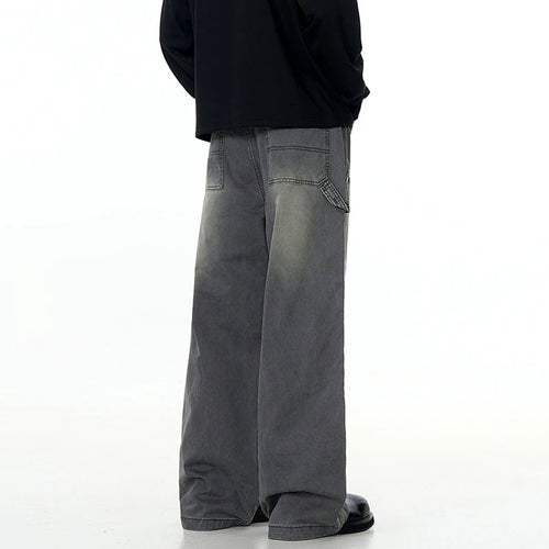 Load image into Gallery viewer, Men&#39;s Jeans New Korean Rivet Washed Distressed Trendy Line Design Gradient Color Stylish Male Summer Trousers 9W1885
