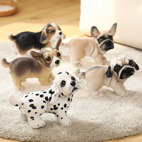 Load image into Gallery viewer, 20cm Stuffed Animal Simulation Plush Dog Dalmatian Shepherd Dog Cute Plush Dog Home Decoration Birthday Gifts for Children Baby
