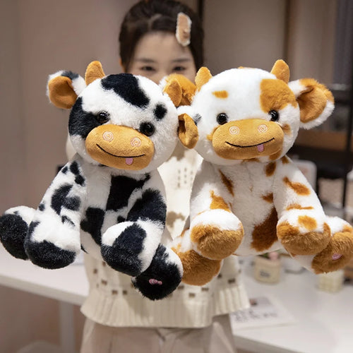 Load image into Gallery viewer, 1pc 20/25cm Cute Luminous Cow Plush Pillow Toy Kawaii Dairy Cattle Dolls Stuffed Soft Colorful Glowing Cow Nice Birthday Gift
