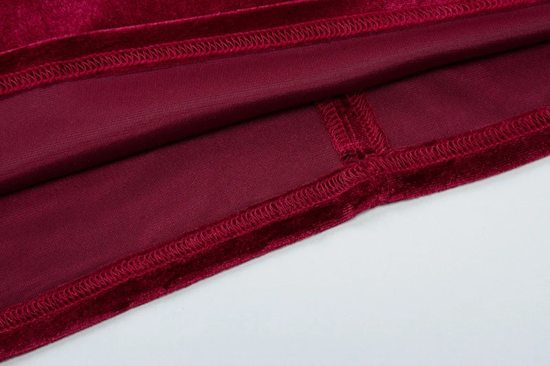 Velvet Off-shoulder Strapless Sexy Mini Dress For Women Robe Fashion Backless Sleeveless Club Party Dress Elegant