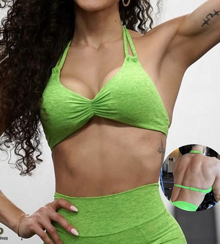 Shoulder Strap Neck Hanger BUTTERFLY SPORTS BRA